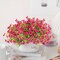 12 Bundles UV Resistant Artificial Outdoor Flowers for Garden Patio, Realistic Fake Spring Flowers No Fade, Zero Maintenance Faux Plants for Outside Decor for Porch & Window Box-Fuchsia